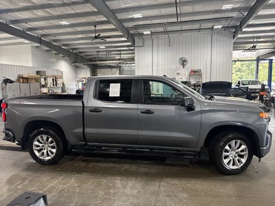 2021 Chevrolet Silverado 1500 Custom 2.7L Turbo Custom Preferred Equipment Group Satin Steel Metallic