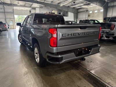 2021 Chevrolet Silverado 1500 Custom 2.7L Turbo Custom Preferred Equipment Group Satin Steel Metallic