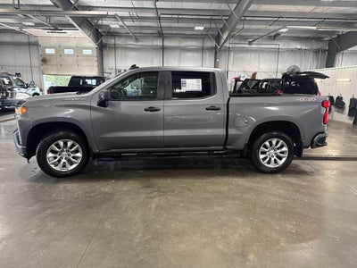 2021 Chevrolet Silverado 1500 Custom 2.7L Turbo Custom Preferred Equipment Group Satin Steel Metallic
