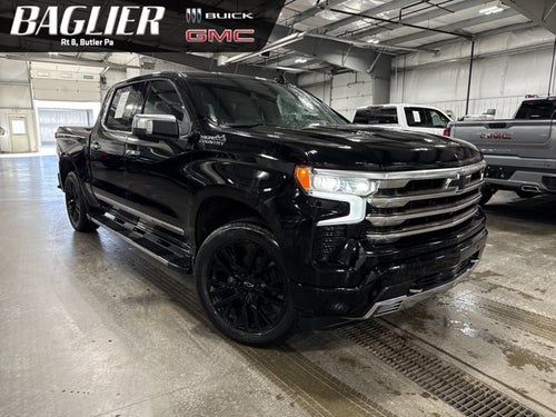 2022 Chevrolet Silverado 1500 High Country 6.2L EcoTec3 V8 High Country Premium Package Black
