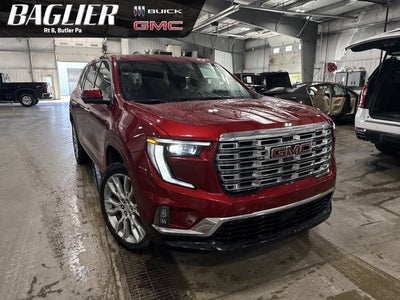 2024 GMC Acadia AWD Denali 2.5L Turbo Super Cruise Denali Reserve Volcanic Red Tintcoat