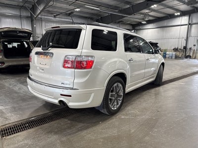 2011 GMC Acadia Denali 3.6L V6 Dual Moonroof White Diamond Tricoat