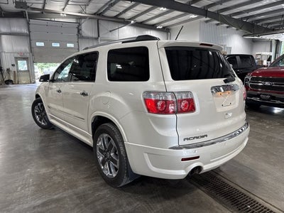 2011 GMC Acadia Denali 3.6L V6 Dual Moonroof White Diamond Tricoat