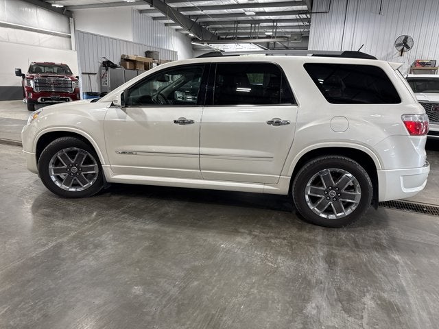 2011 GMC Acadia Denali 3.6L V6 Dual Moonroof White Diamond Tricoat