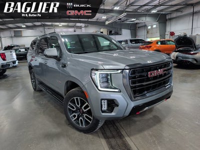 2023 GMC Yukon XL AT4 6.2L V8 GMC Pro Safety Plus Dual-Pane Sunroof Sterling Metallic