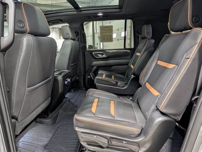2023 GMC Yukon XL AT4 6.2L V8 GMC Pro Safety Plus Dual-Pane Sunroof Sterling Metallic