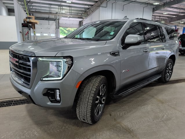 2023 GMC Yukon XL AT4 6.2L V8 GMC Pro Safety Plus Dual-Pane Sunroof Sterling Metallic