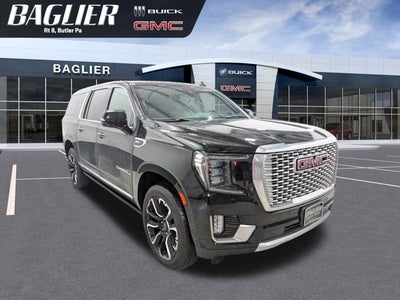 2023 GMC Yukon XL Denali Advanced Tech Pkg Rear Entertainment Dual-Pane Sunroof 22" Black Wheels