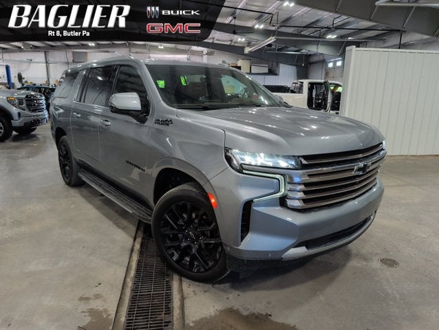 2023 Chevrolet Suburban High Country DURAMAX Diesel Brown Leather Heads-Up Display Loaded