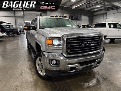 2016 GMC Sierra 2500HD SLT 6.6L Duramax Turbo Diesel V8 Four Wheel Drive Chrome Wheels