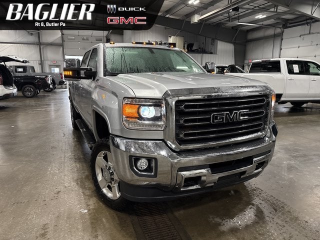 2016 GMC Sierra 2500HD SLT 6.6L Duramax Turbo Diesel V8 Four Wheel Drive Chrome Wheels