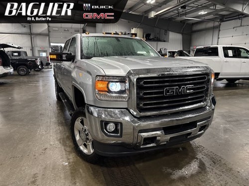 2016 GMC Sierra 2500HD SLT 6.6L Duramax Turbo Diesel V8 Four Wheel Drive Chrome Wheels
