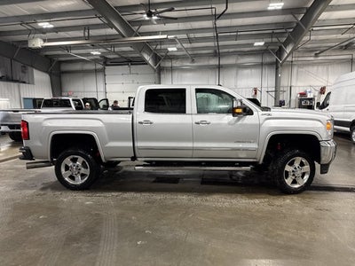 2016 GMC Sierra 2500HD SLT 6.6L Duramax Turbo Diesel V8 Four Wheel Drive Chrome Wheels