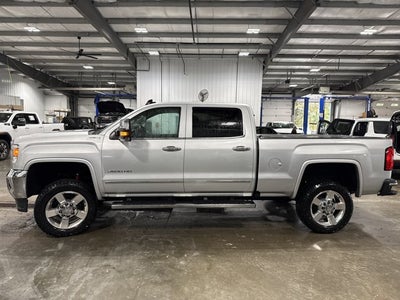 2016 GMC Sierra 2500HD SLT 6.6L Duramax Turbo Diesel V8 Four Wheel Drive Chrome Wheels