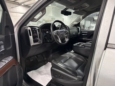 2016 GMC Sierra 2500HD SLT 6.6L Duramax Turbo Diesel V8 Four Wheel Drive Chrome Wheels