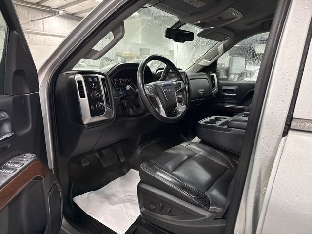 2016 GMC Sierra 2500HD SLT 6.6L Duramax Turbo Diesel V8 Four Wheel Drive Chrome Wheels