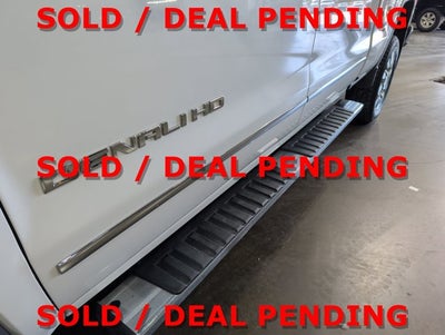 2018 GMC Sierra 2500HD Denali Ultimate Pkg Duramax Diesel Sunroof Chrome Boards Tri-Coat Standard Bed