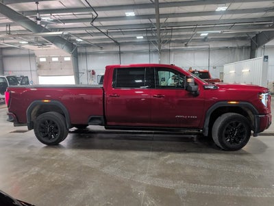 2025 GMC Sierra 2500HD AT4 Premium Plus Crew Cab 6.6L Duramax Diesel 4WD Volcanic Red Tintcoat