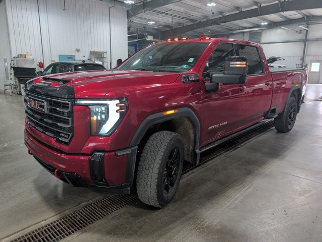 2025 GMC Sierra 2500HD AT4 Premium Plus Crew Cab 6.6L Duramax Diesel 4WD Volcanic Red Tintcoat