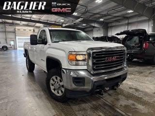 2015 GMC Sierra 3500HD SLE 6.6L Duramax Turbo Diesel V8 Snow Plow Prep Package Summit White
