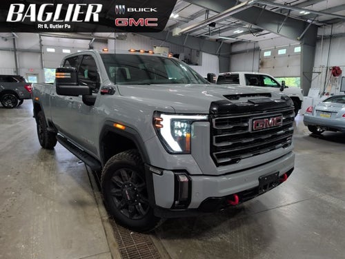 2024 GMC Sierra 2500HD AT4 6.6L Duramax Turbo-Diesel 4WD Thunderstorm Gray