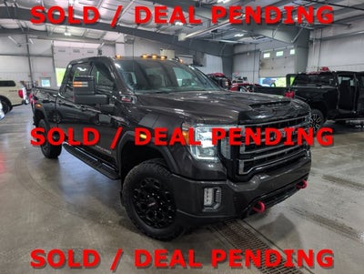 2021 GMC Sierra 3500HD AT4 DURAMAX AT4 Standard Bed Brownstone Metallic Black 20s