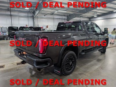 2021 GMC Sierra 3500HD AT4 DURAMAX AT4 Standard Bed Brownstone Metallic Black 20s