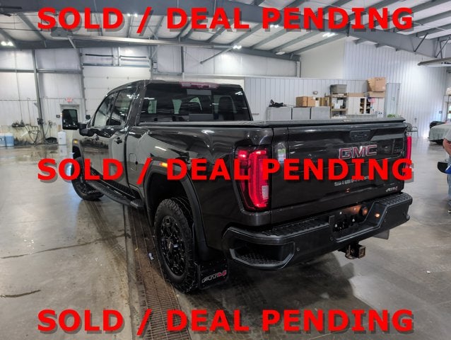 2021 GMC Sierra 3500HD AT4 DURAMAX AT4 Standard Bed Brownstone Metallic Black 20s