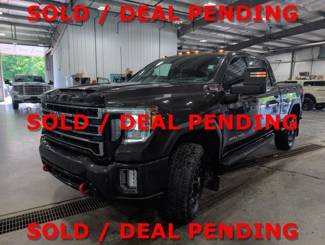 2021 GMC Sierra 3500HD AT4 DURAMAX AT4 Standard Bed Brownstone Metallic Black 20s