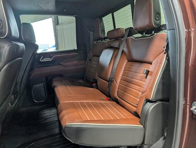 2024 GMC Sierra 2500HD Denali Ultimate Duramax Redwood Metallic Power Roof Hard Cover