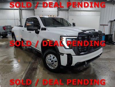 2024 GMC Sierra 3500HD Denali Ultimate Dually Duramax 5th Wheel Prep Power Boards Tri-Coat