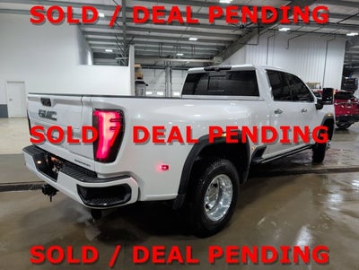 2024 GMC Sierra 3500HD Denali Ultimate Dually Duramax 5th Wheel Prep Power Boards Tri-Coat
