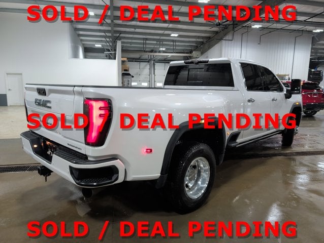 2024 GMC Sierra 3500HD Denali Ultimate Dually Duramax 5th Wheel Prep Power Boards Tri-Coat