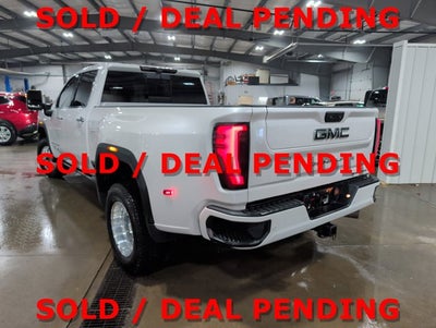 2024 GMC Sierra 3500HD Denali Ultimate Dually Duramax 5th Wheel Prep Power Boards Tri-Coat