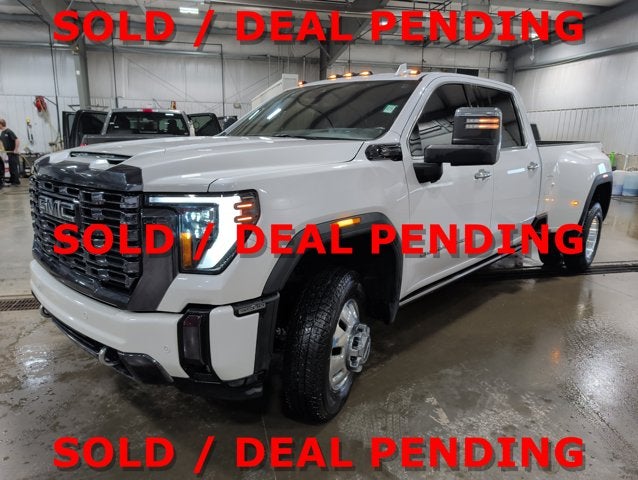 2024 GMC Sierra 3500HD Denali Ultimate Dually Duramax 5th Wheel Prep Power Boards Tri-Coat