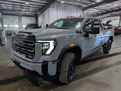 2025 GMC Sierra 2500HD AT4 DURAMAX AT4 5th Wheel Prep Standard Bed Thunderstorm Gray