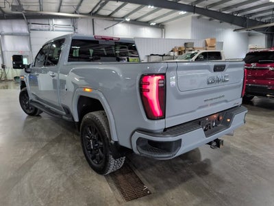 2025 GMC Sierra 2500HD AT4 Premium Plus 5th Wheel Prep Hard Cover Thunderstorm Grey