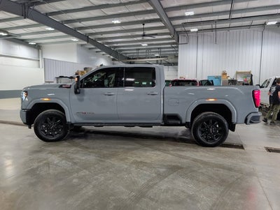 2025 GMC Sierra 2500HD AT4 Premium Plus 5th Wheel Prep Hard Cover Thunderstorm Grey