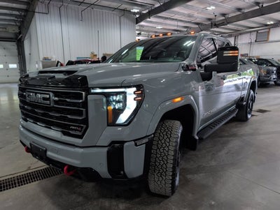 2025 GMC Sierra 2500HD AT4 Premium Plus 5th Wheel Prep Hard Cover Thunderstorm Grey