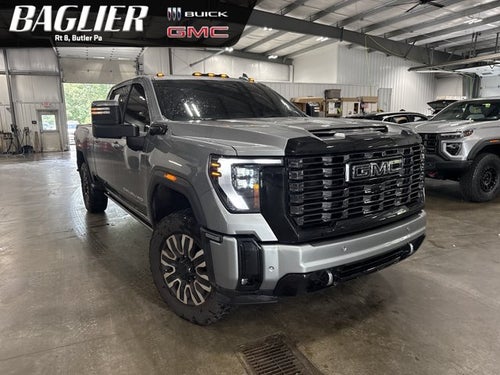 2025 GMC Sierra 2500HD Denali Ultimate 6.6L Turbo-Diesel V8 Gooseneck Prep Sterling Metallic