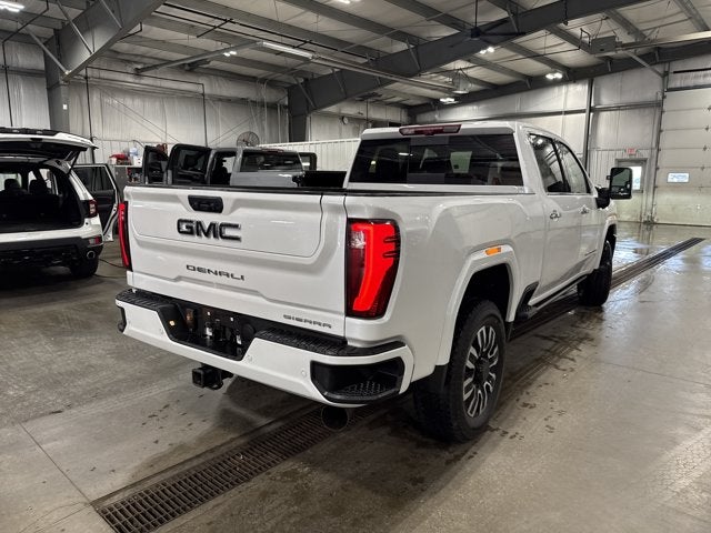 2025 GMC Sierra 2500HD Denali Ultimate Duramax 6.6L Turbo-Diesel Max Trailering Package White Frost