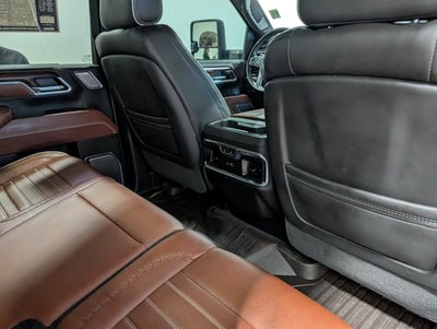 2025 GMC Sierra 3500HD Denali Ultimate 6.6L Turbo-Diesel DRW Gooseneck Package Onyx Black