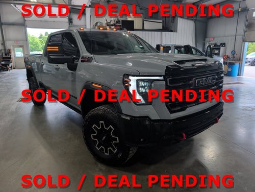 2025 GMC Sierra 2500HD AT4X Duramax 5th Wheel Prep Thunderstorm Grey Sunroof