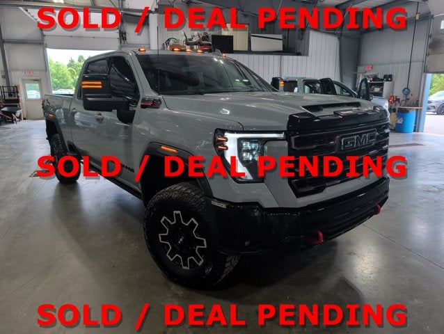 2025 GMC Sierra 2500HD AT4X Duramax 5th Wheel Prep Thunderstorm Grey Sunroof