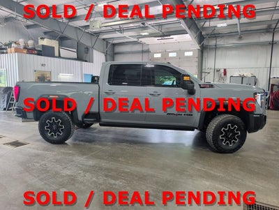 2025 GMC Sierra 2500HD AT4X Duramax 5th Wheel Prep Thunderstorm Grey Sunroof