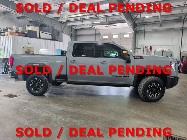 2025 GMC Sierra 2500HD AT4X Duramax 5th Wheel Prep Thunderstorm Grey Sunroof