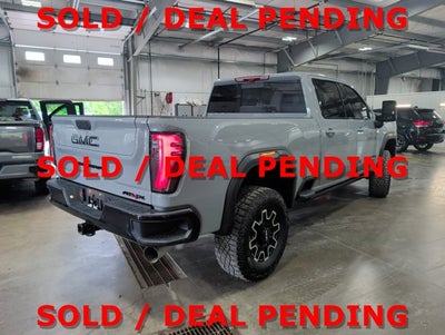 2025 GMC Sierra 2500HD AT4X Duramax 5th Wheel Prep Thunderstorm Grey Sunroof