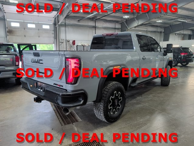 2025 GMC Sierra 2500HD AT4X Duramax 5th Wheel Prep Thunderstorm Grey Sunroof