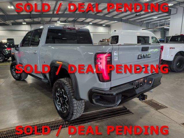 2025 GMC Sierra 2500HD AT4X Duramax 5th Wheel Prep Thunderstorm Grey Sunroof