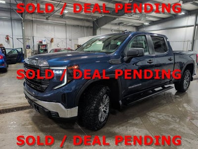 2023 GMC Sierra 1500 Pro Value Package X31 Off Road Bedliner Steps